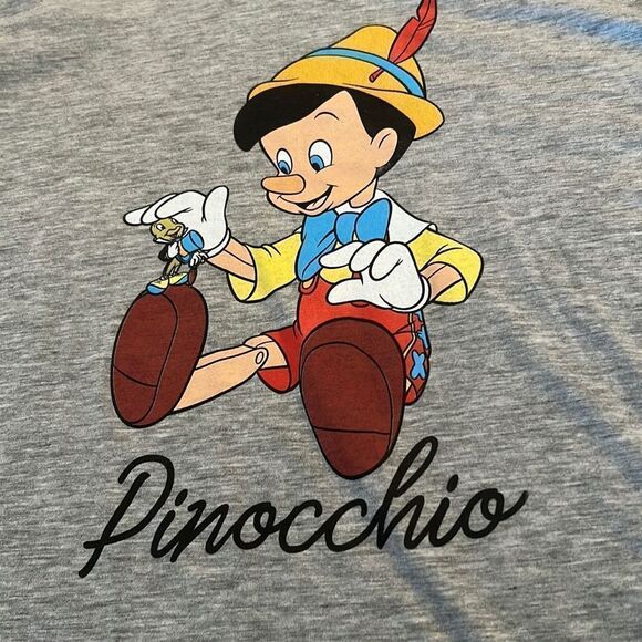 PINOCCHIO Gray Tee - Picture 2 of 5